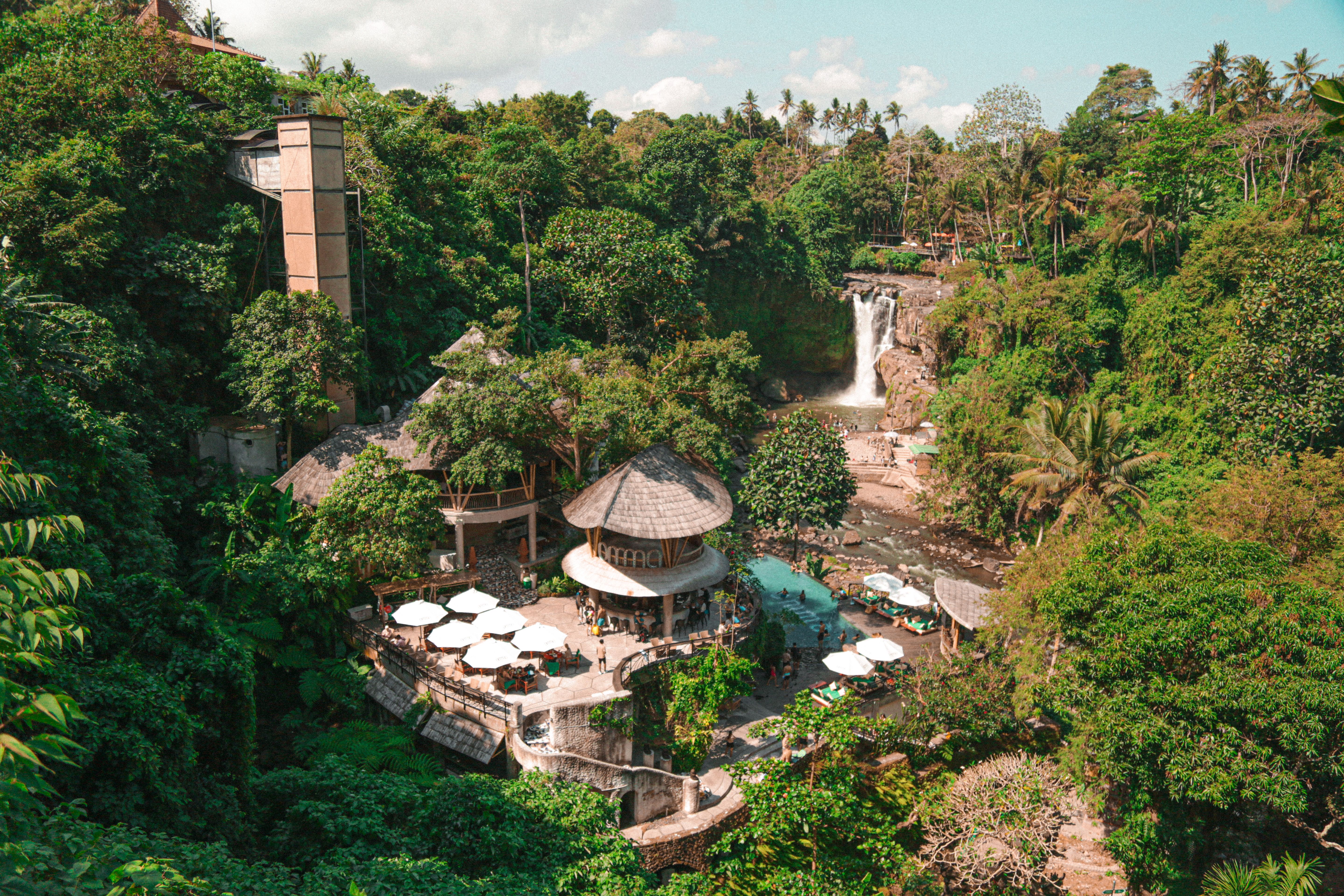 Relaxing in Ubud surrounded by Bali's lush jungle and rice terraces